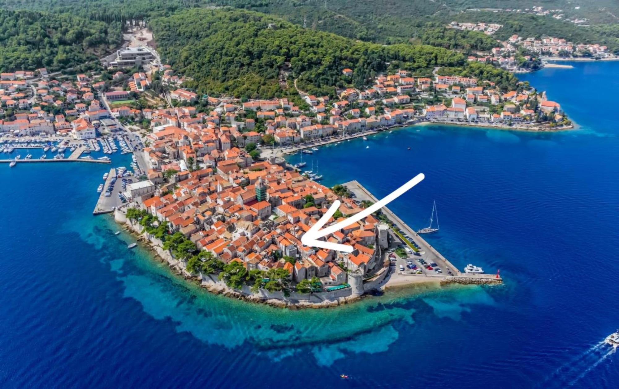 Apartment Revelin In Old Town Korcula Luaran gambar